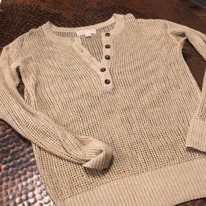 Michael Kors Cut out knit shirt Women’s S-M